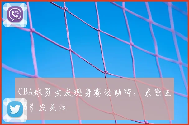 CBA球员女友现身赛场助阵，亲密互动引发关注