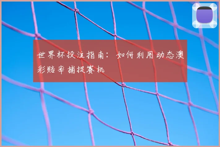 世界杯投注指南：如何利用动态澳彩赔率捕捉赛机
